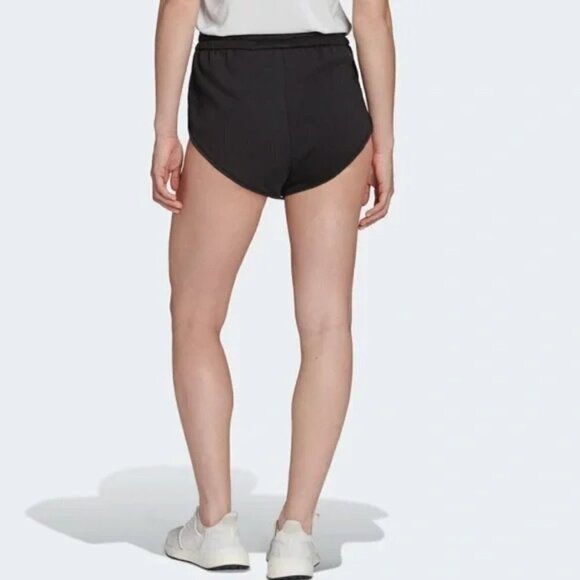 NWT Adidas Hyperglam Black Mini Booty Shorts - Picture 3 of 6